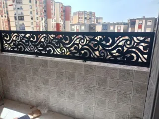 Vallas decorativas metálicas blancas