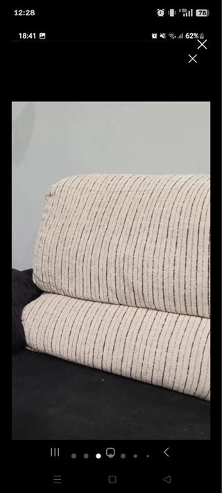 Sofá cama 2 plazas tela