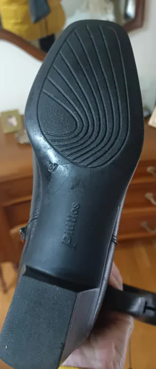 Botas Pitillos Talla 37 Negras