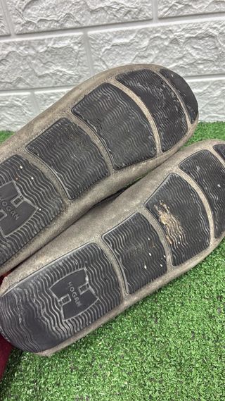 Mocassini uomo grigi in camoscio