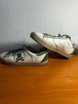 Zapatillas Scalpers Blancas y Verdes