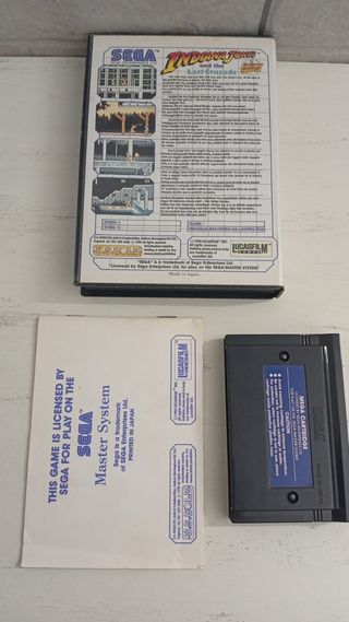 Indy Indiana Jones Last Crusade Sega Master System