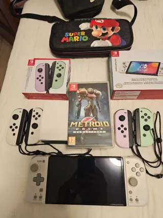 Nintendo Switch OLED Bianca + Accessori