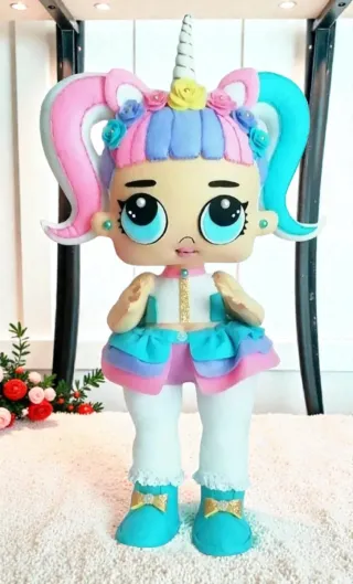 Muñeca unicornio Lol unicórnio