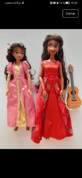 Muñecas Elena de Avalor y su hermana