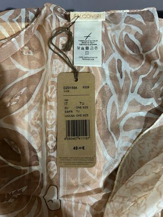 Foulard Falconeri in pura seta fantasia nude