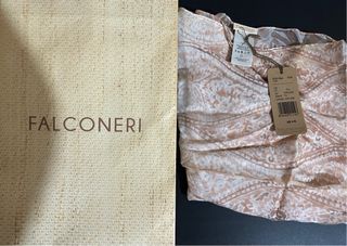 Foulard Falconeri in pura seta fantasia nude