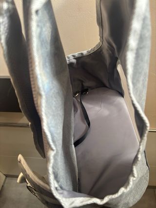 Mochila Transportín Mascotas Buena Pet Shop Gris