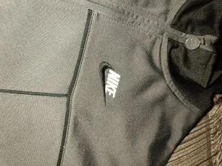 Sudadera Nike cremallera gris y negra