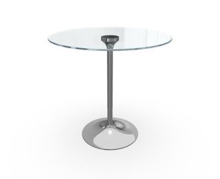 Tavolo rotondo vetro tulipano