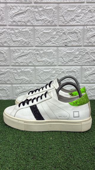 DATE Sneakers Uomo Bianche e Verdi