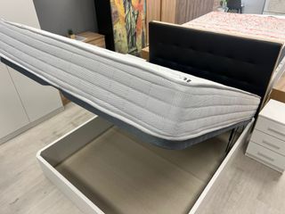 Canapé gran capacidad + Colchón 24cm 135x190