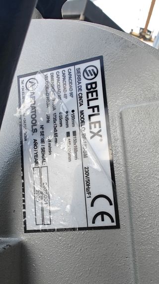 Sierra de corte Belflex BF 180 SM.  (en garantía )