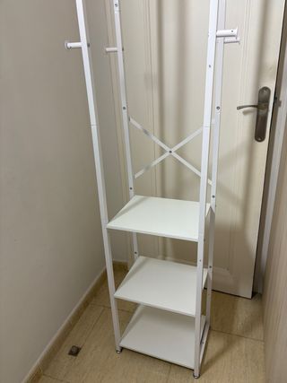 Burra perchero con estantes