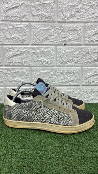 P448 Scarpe Donna Nero/Grigio