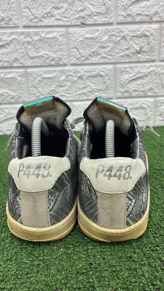 P448 Scarpe Donna Nero/Grigio