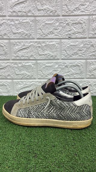 P448 Scarpe Donna Nero/Grigio