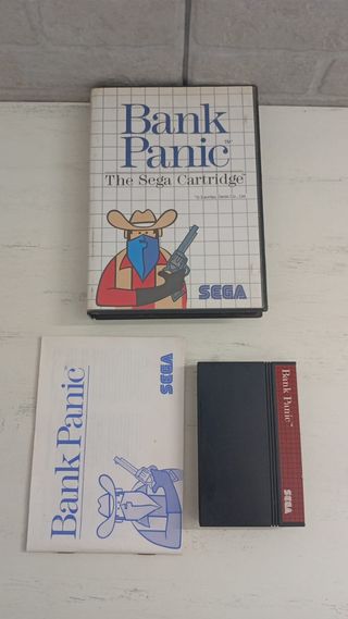 Bank Panic Sega Master System PAL Completo