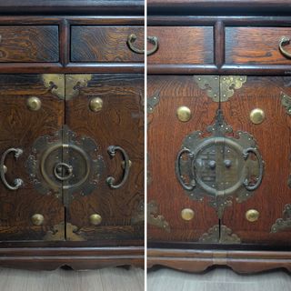 Mesitas orientales antiguas — Pareja