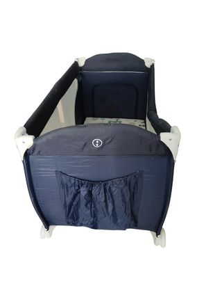 Cuna de viaje plegable con colchón