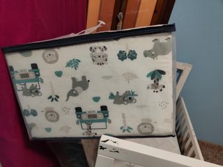 Cuna de viaje plegable con colchón