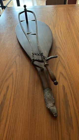 Jamonero Profesional Vintage Madera y Metal