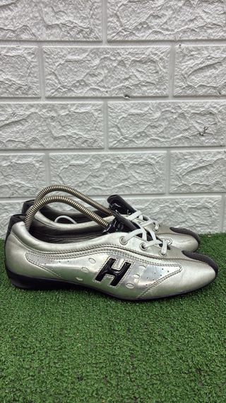 Scarpe Hogan donna nero/argento