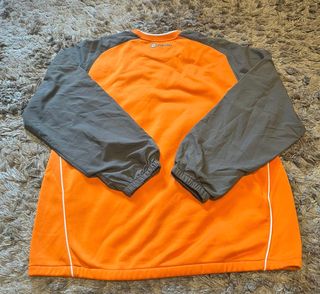 Sudadera Lotto Naranja y Gris
