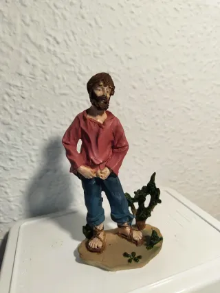 Figura Belén pastor orinando