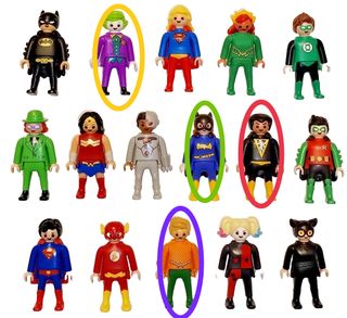 Huevo Kinder Playmobil Superhéroes DC y Marvel