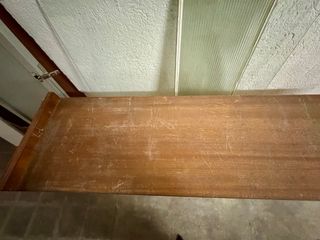 Aparador Vitrina Vintage Madera y Cristal