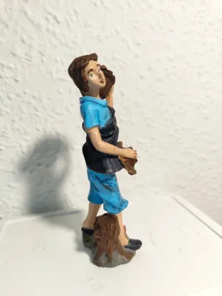 Figura pastor Belén con cesta