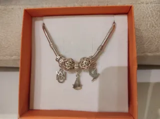 Pulsera Virgen del Rocío Plata