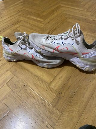 Nike React element 55 talla 45 Multicolor/Blanco