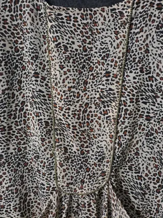 Vestido estampado leopardo Pull&Bear Talla S.