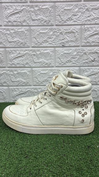 Scarpe donna bianche con strass