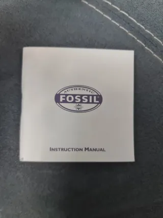 Reloj Fossil Plata Negro