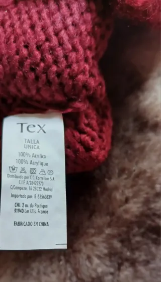 Guantes TEX rosas.  Talla única