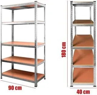 Estantería Multiusos Galvanizada 875 Kg NUEVA