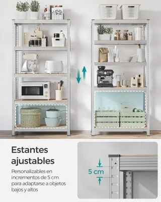 Estantería Multiusos Galvanizada 875 Kg NUEVA