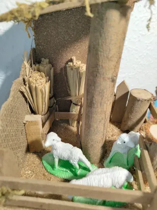 Corral para Belén con Ovejas