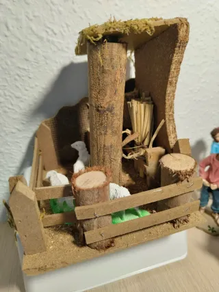 Corral para Belén con Ovejas