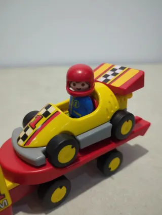 Playmobil Coche Carreras con Remolque