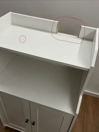 Aparador Ikea Hauga Blanco