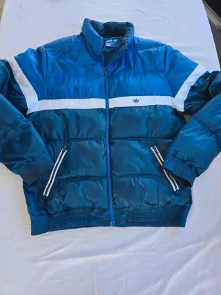 Giubbino Adidas Blu e Bianco