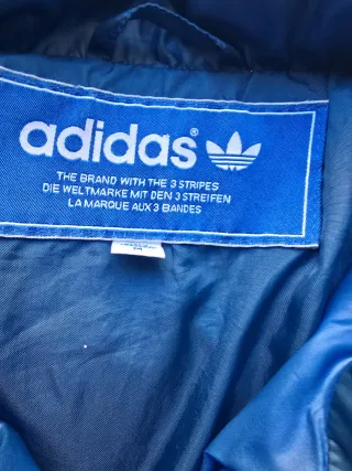 Giubbino Adidas Blu e Bianco