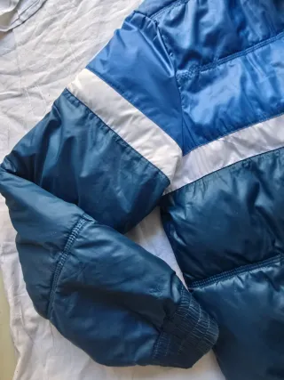 Giubbino Adidas Blu e Bianco