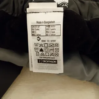 Conjunto Nieve Niño 4 Años