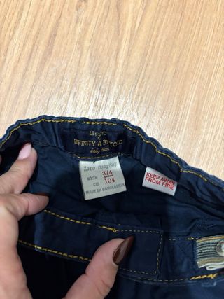 Pantalón niño azul marino talla 3-4 años