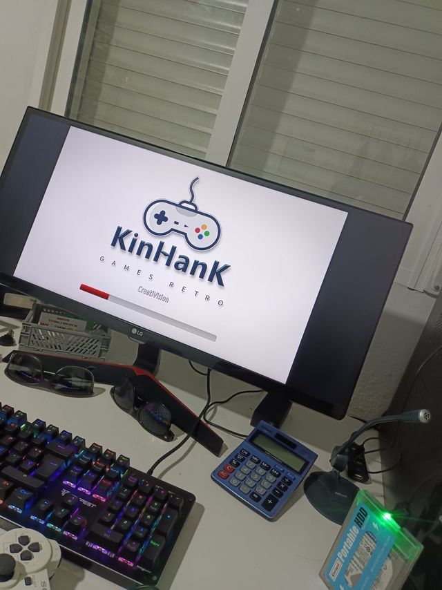 Consola disco duro plug and play, formato retro